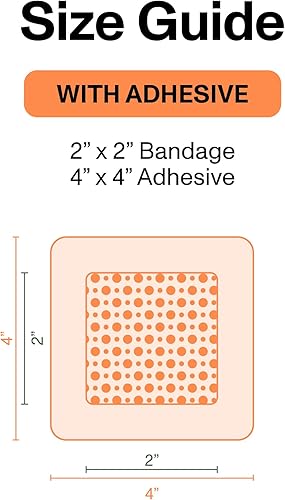 Miniatura 4 de PowerHeal Kit de vendaje bioeléctrico para el cuidado de heridas y curación rápida, 3 capas con almohadilla bioeléctrica, almohadilla absorbente,