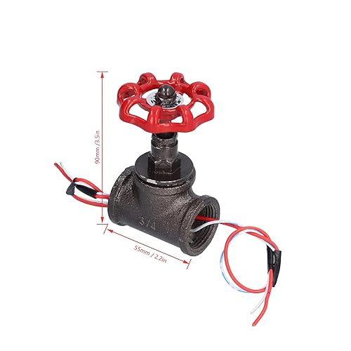 Miniatura 6 de Interruptor de luz retro Steampunk de 34 pulgadas para lámpara de tubo de agua, lámpara de mesa vintage