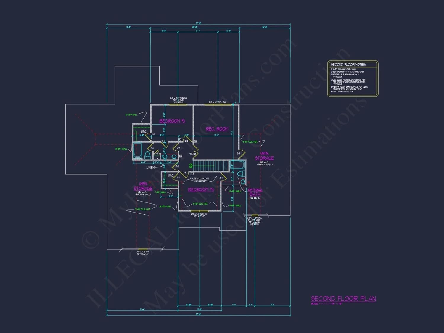 15-1061 House Plan - Custom House Plan | Floor Plan Blueprint with CAD Designs