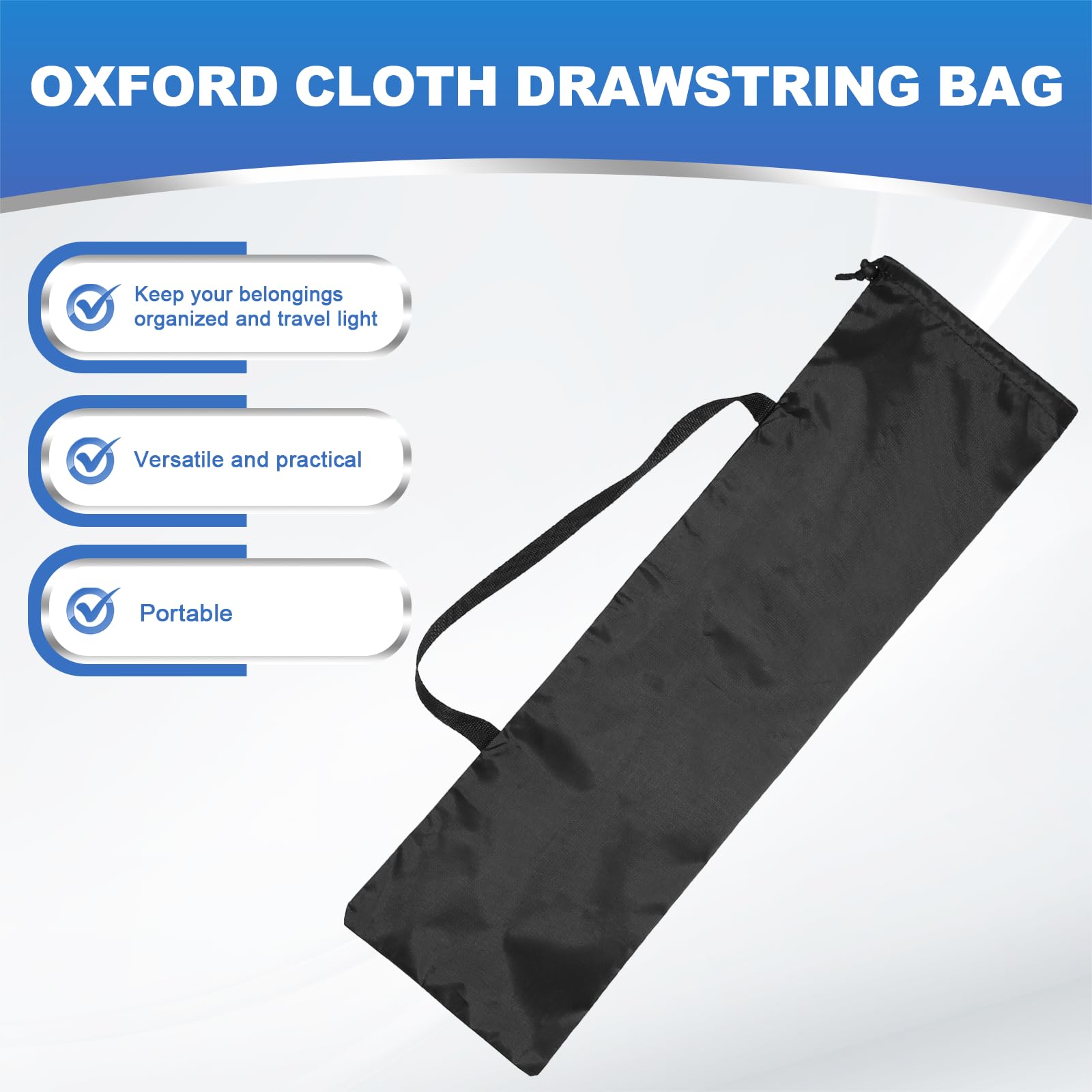 PATIKIL 100cm x 30cm Custodia Da Trasporto Per Treppiede, 2 Custodie Per Treppiede Da Fotocamera In Tessuto Oxford Imbottito Per Attrezzatura Fotografica Supporto Microfono, nero