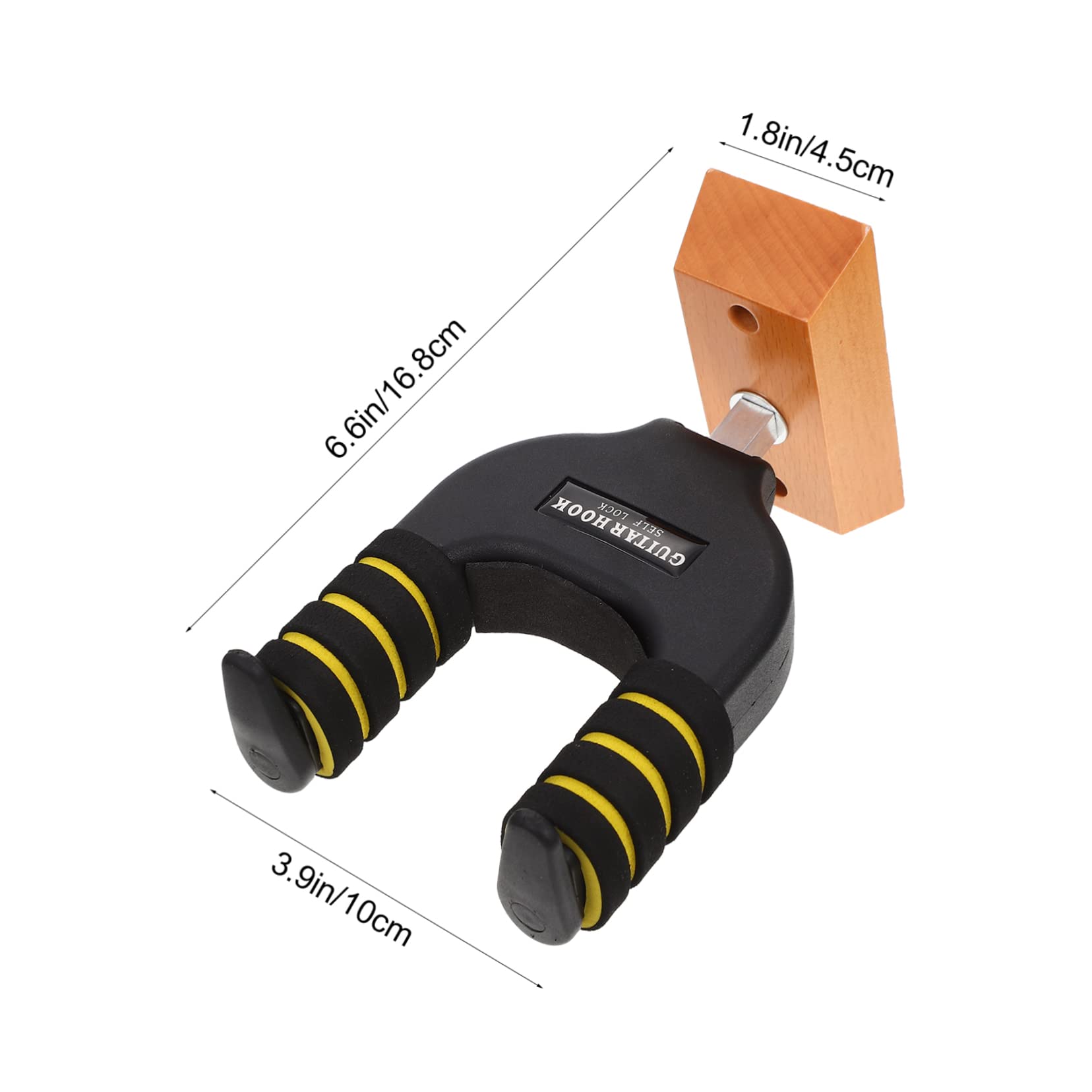 BESPORTBLE Auto Lock Guitar Hook Durable Mount for Guitar Ukulele Violin Bass Secure Storage Holder for String Instruments present for Music Lovers