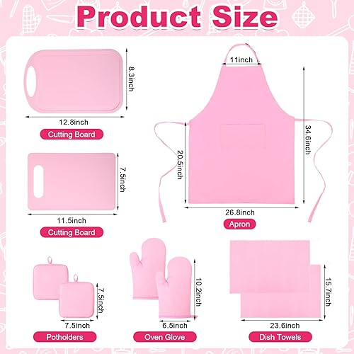 Miniatura 3 de Juego de 29 accesorios de decoración de cocina, incluye 20 utensilios de cocina de silicona, 2 paños de cocina, 2 agarraderas, 2 guantes de horno, 2