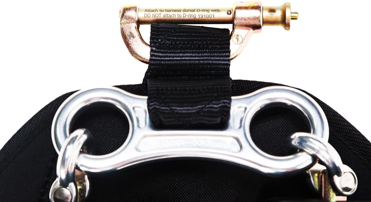 Frontline RPG082SLE 8' Twin Leg Leading Edge SRL with Steel Snap Hook Ends | Sharp & Smooth Edge Compatible | Lightweight & Compact | Energy Absorber | ANSI & OSHA Compliant