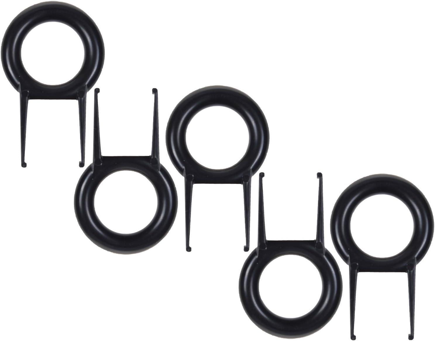 Pack of 5pcs Black Color Rounded Key Puller Keycap Puller/Key Cap Remover Tool for Mechanical Keyboard… image 2