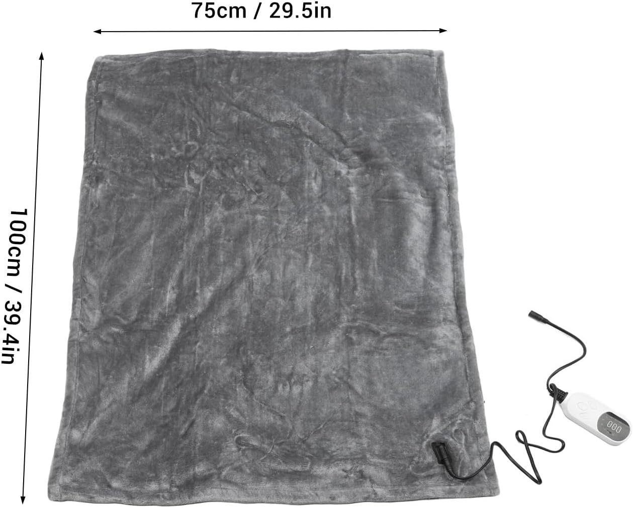 Car Heating Blanket, 12V 48W Fast Heating Soft Flannel Electric Blanket for Cars, with Breathable Fabric for Camping Road Trips Outdoor Activities