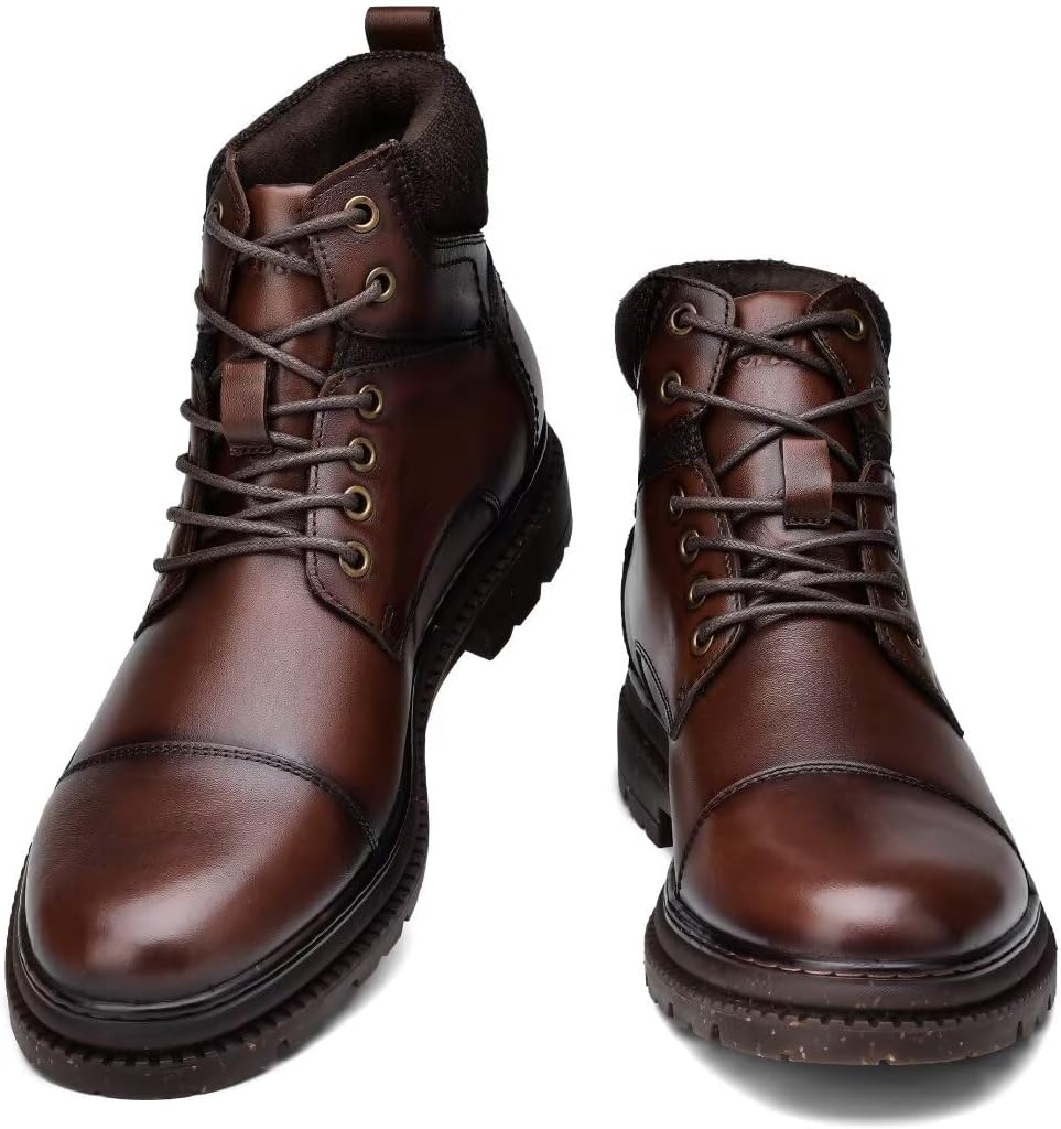 Arkbird Men's Chukka Boots Genuine Leather Ankle Boot for Men Classic Casual Oxford Style Footwear - Image 3