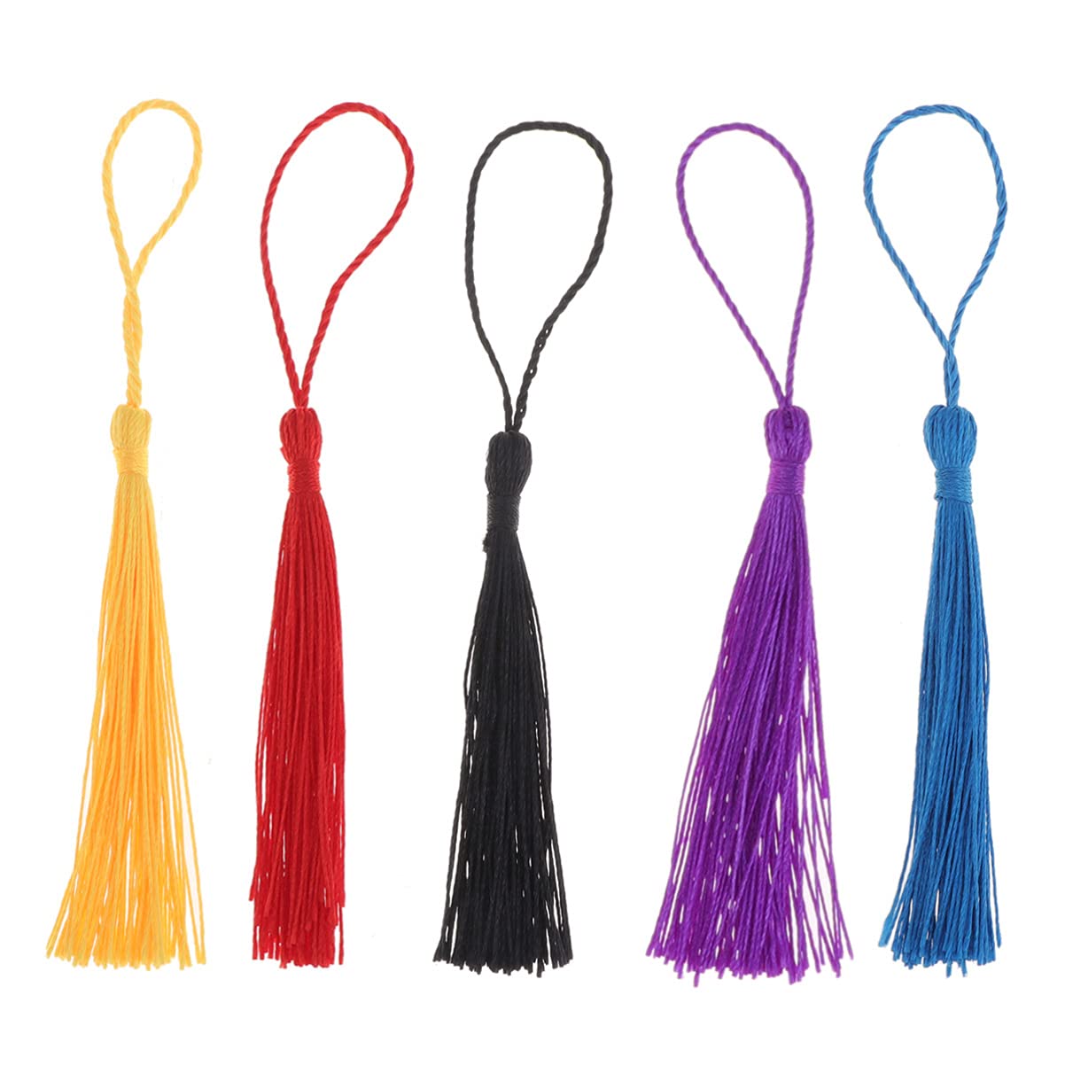 Nappe Fai Da Te in Blu (20 Pezzi) Per Orecchini Segnalibri e Decorazioni Casa Mini Nappe Morbide Artigianali Per Creazioni Di Gioielli e Portachiavi