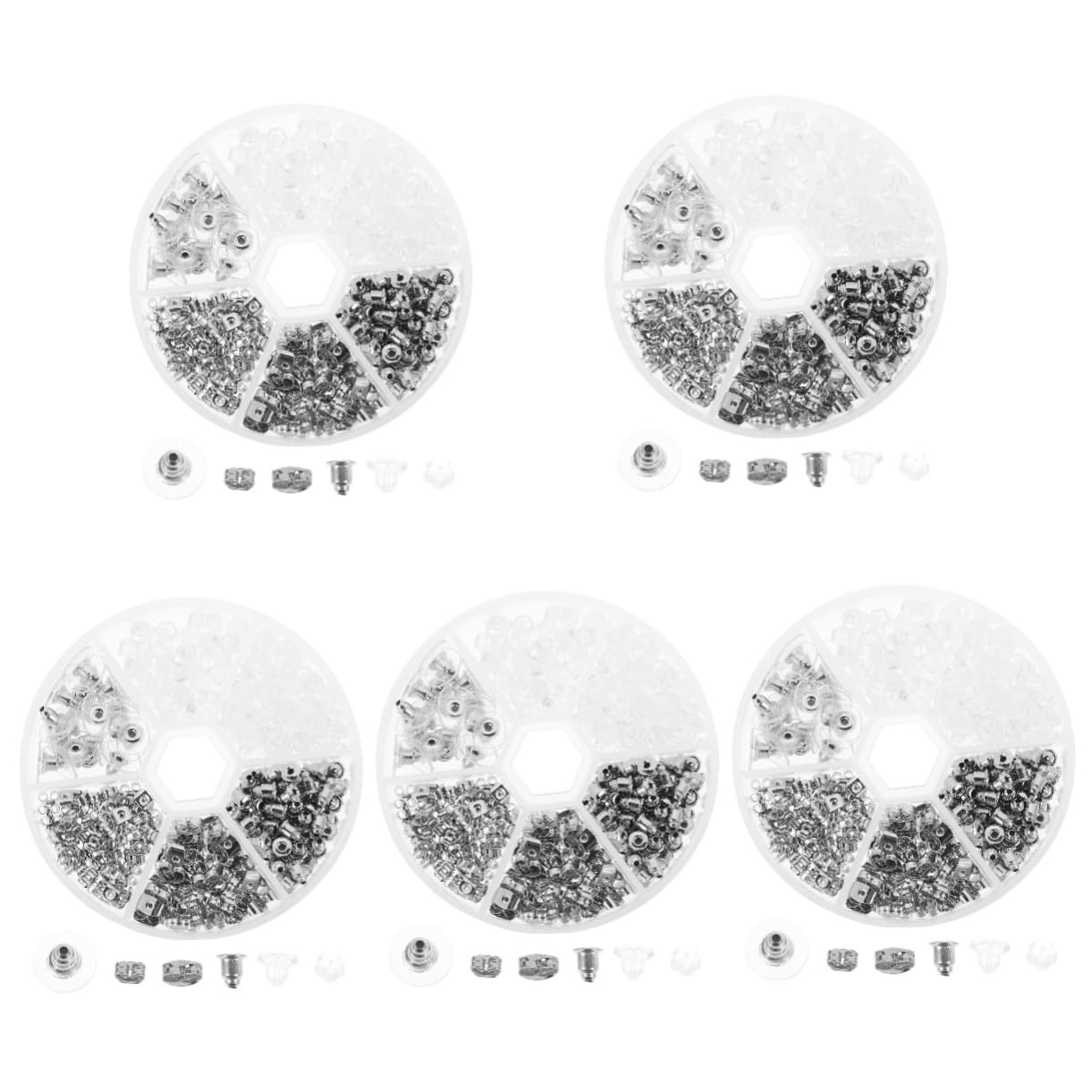 Stopper Per Orecchini Silicone Accessori Per Orecchini Fai Da Te Chiusure Sicure e Stabili Stile Personalizzato