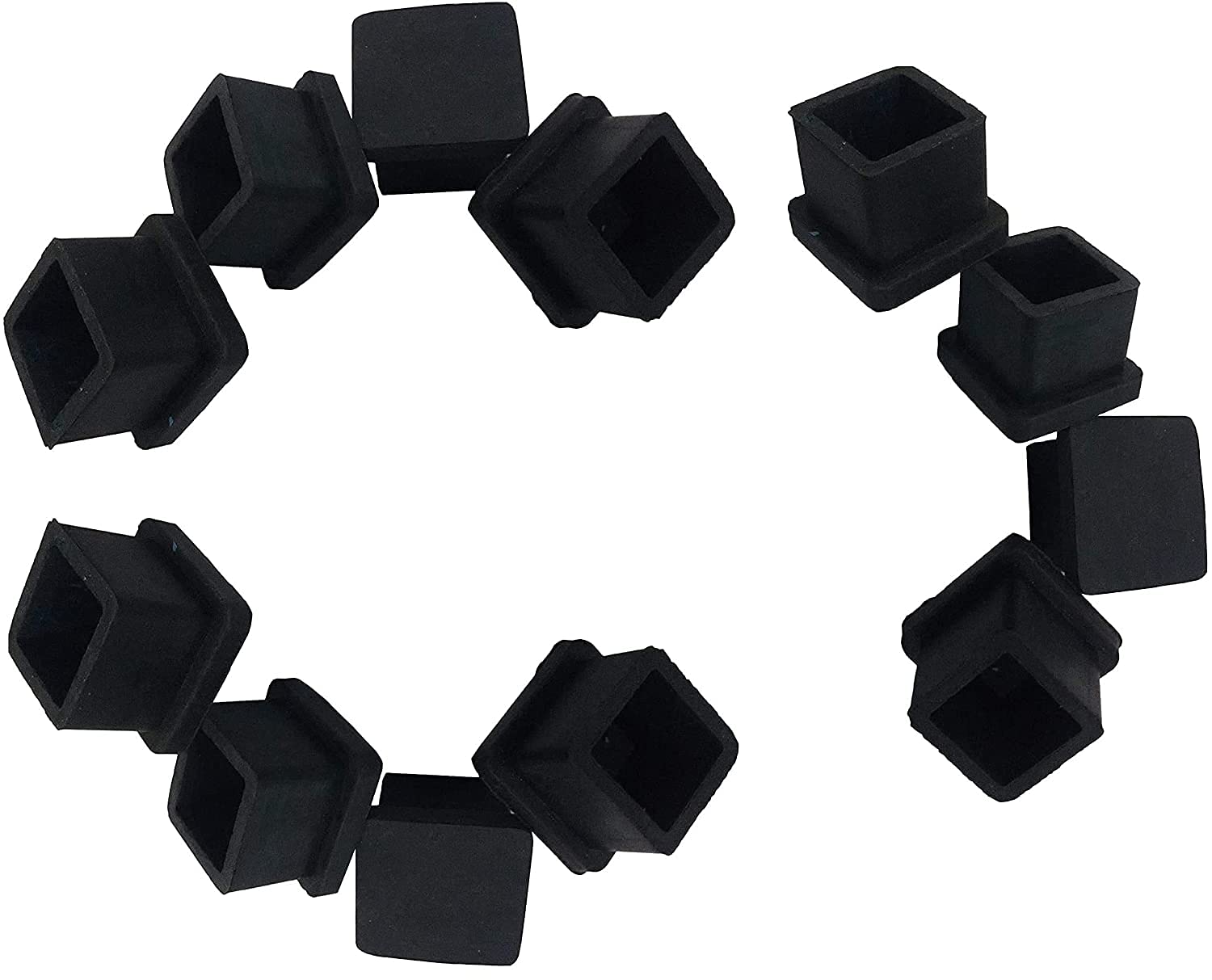 Lucknow Crafts Rubber Square Furniture Feet End Leg Cap (Black, Standard, 1 L x 1 W x 1.5 H in Inches) (Pack of 4) (B09S6JBNSW) Amazon Price History, Amazon Price Tracker