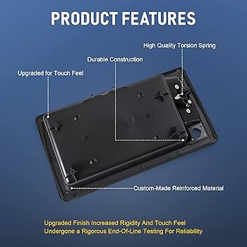 Amazon.com: JDMSPEED New Rear Cargo Door Handle & License Plate