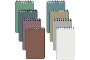 3x5 Spiral Notebooks Pocket Size (Pack of 8)