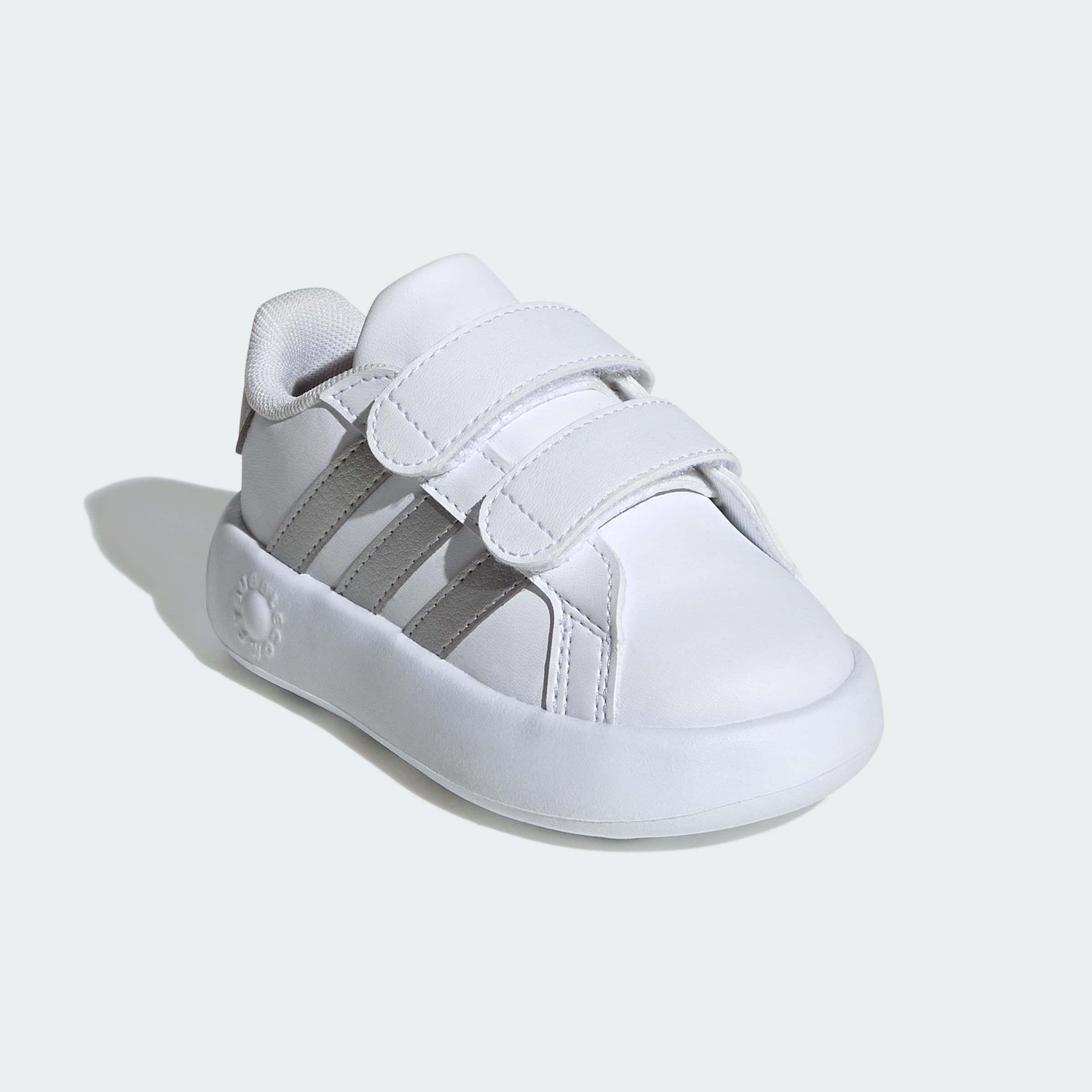 adidas Grand Court 2.0 Shoes Kids, Zapatillas de Tenis Unisex bebé, FTWR White Matte Silver FTWR White, 22 EU