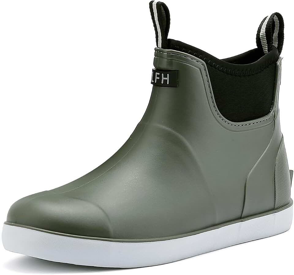 CKWLXQY Men's Waterproof Deck Boots