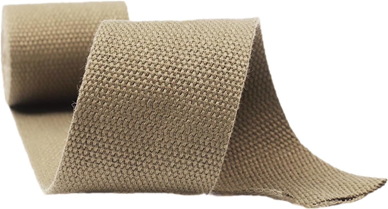 Webbing 1.5 inch Canvas Cotton Plain Weave Webbing Strap Bag Belt Tape