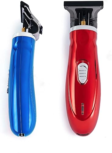 Cortadora, recortadora de barba y cortadora de pelo, cortadora de pelo corporal, cortadora de pelo profesional, rojoazul (azul)