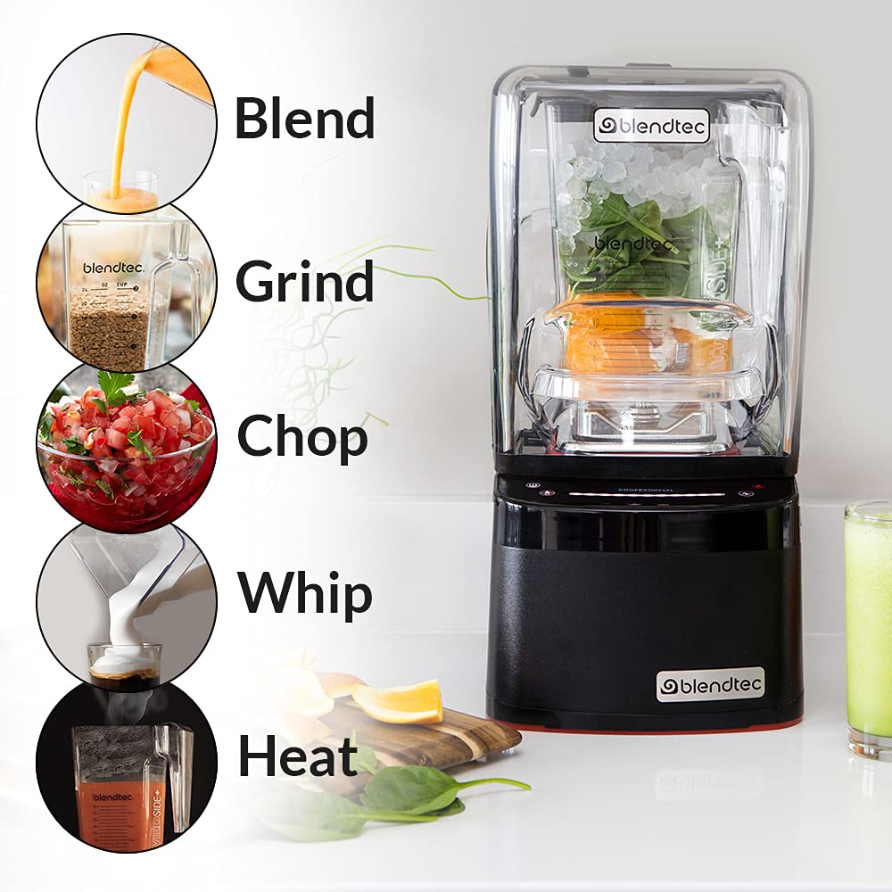 Blendtec Professional 800 Blender with WildSide+ Jar (90 oz), Sealed