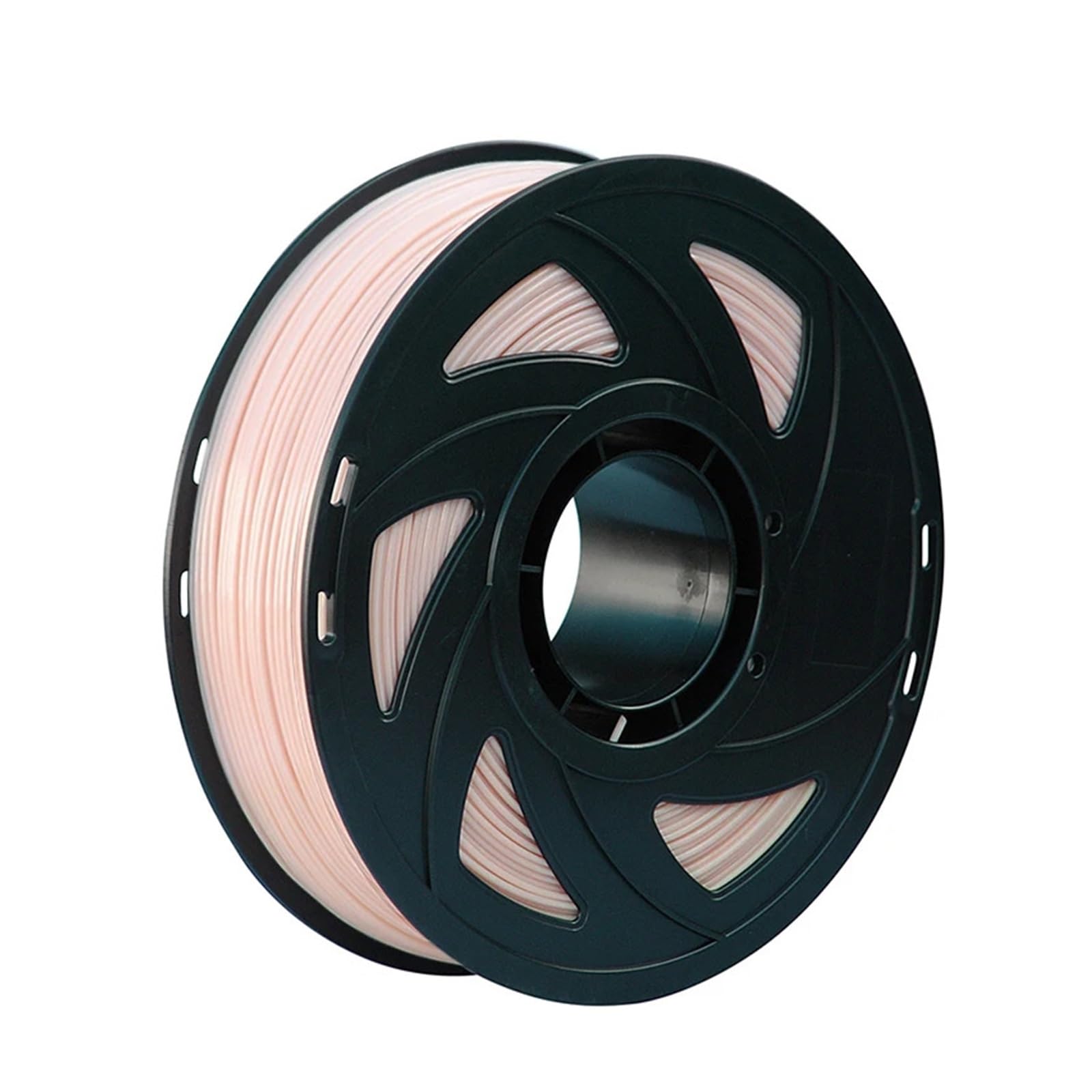 Filament flexible for imprimante 3D 95A 1,75 mm, TPU, couleur peau noire, matériau en caoutchouc élastique flexible, rouleau flexible, emballage sous vide(Skin color,500g)
