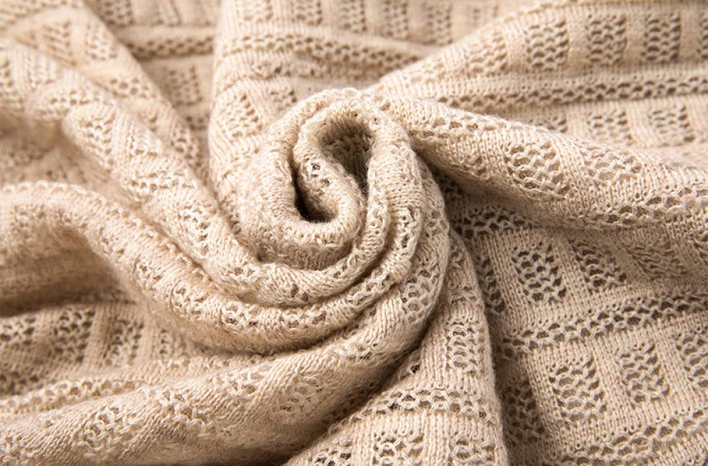 Röcke,Damen Midirock Beige Elastisch Hohe Taille Wolle Gestrickter Jacquard Faltenrock Herbst Schlank A-Linie Swing Geraffte Elegante Lange Röcke Für Mädchen Damen,S