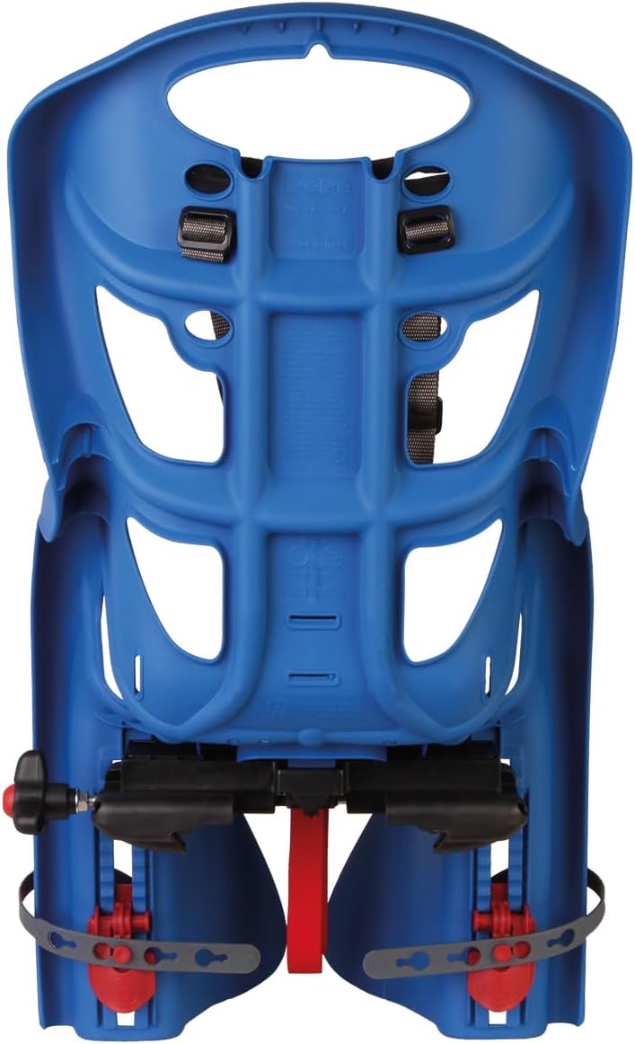 Child Bike Seat, Rack Mount with CLAMP, Child Bike Carrier, Child Seat for Bikes, Bicycle Child Seat Pepe, Mounts on Existing Bicycle Rack, Made by Bellelli, Made in Italy