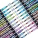 Glitter Markers Outline Pens Metallic: 24 Double Line...