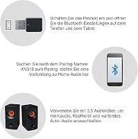HENGBIRD Bluetooth 5.1 USB Vevő Autóba 3.5mm AUX Csatlakozóval, Beépített Mikrofon, Plug and Play Autós Hangszórókhoz PC TV 3