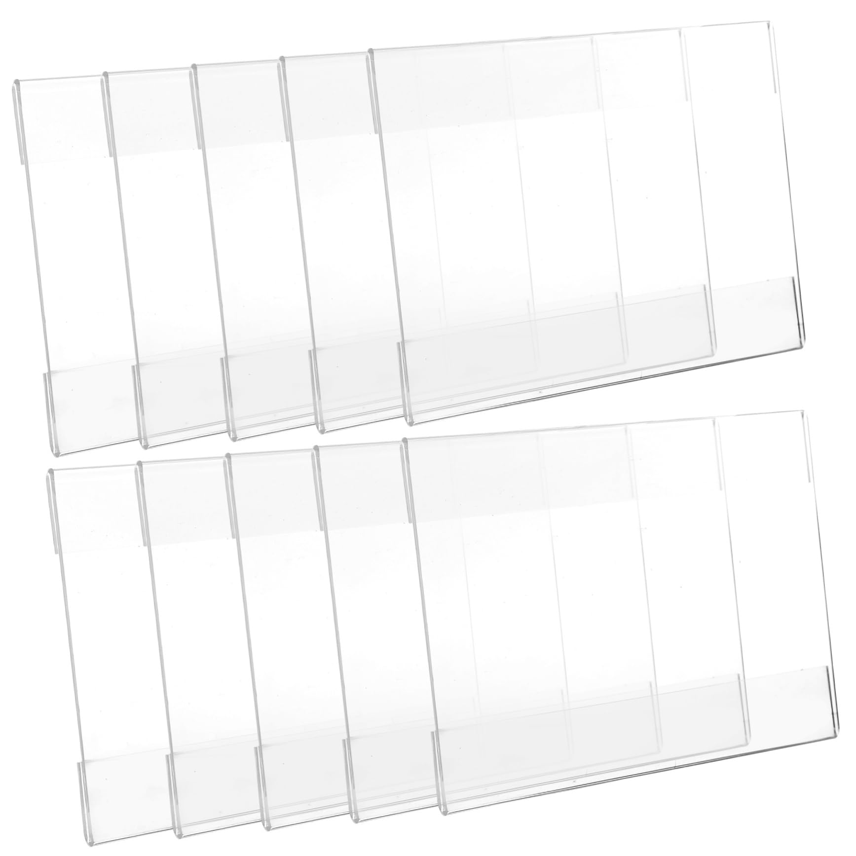 NUOBESTY 30stücke Wandmontierte Preisschildhalter Aus Transparente Etikettenhalter Für Supermärkte Regale Und Verkaufsstellen Installieren Und Platzsparend