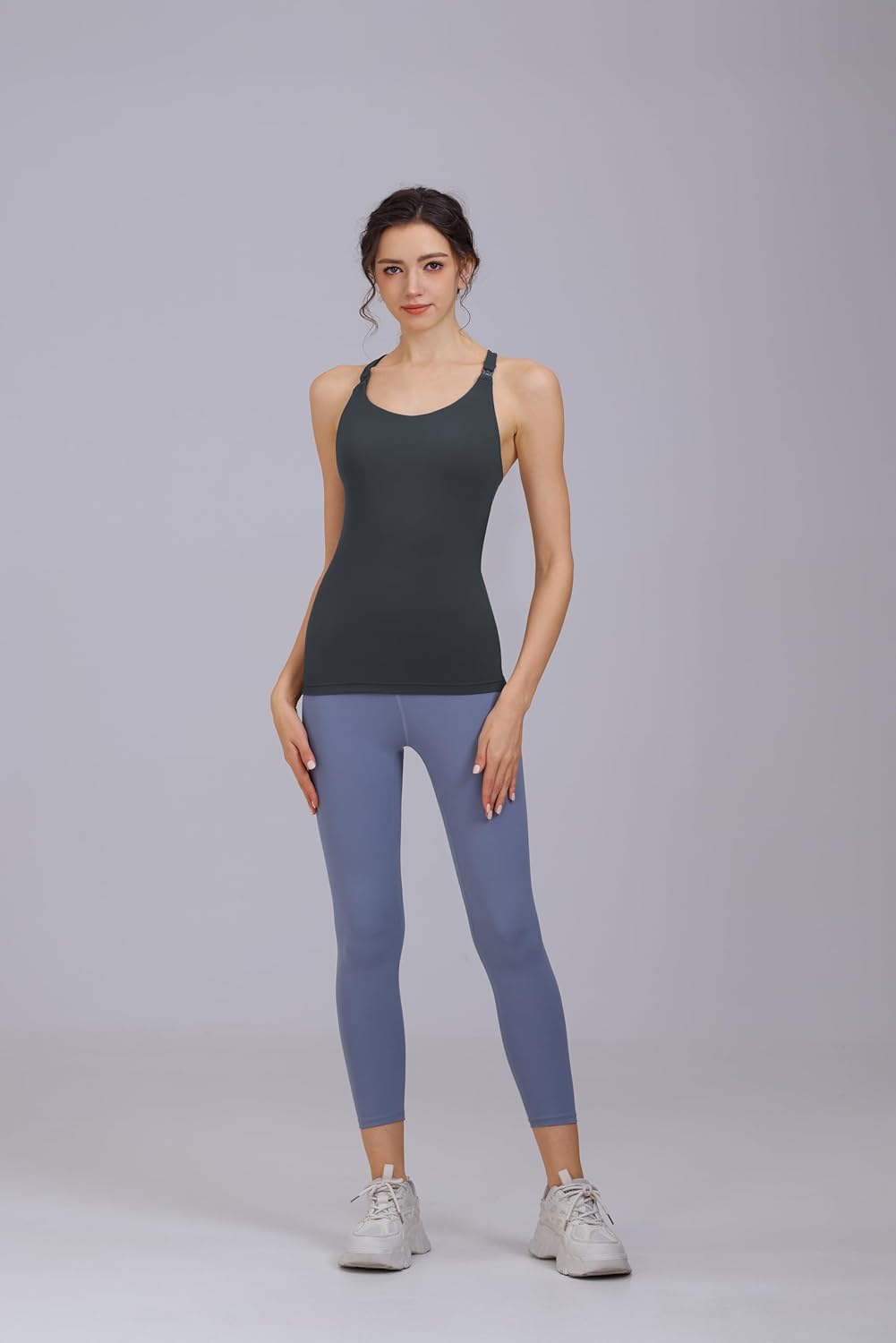 Nursing Tank Top for Breastfeeding Sexy Crisscross Back Maternity Sports Bra Fitness Workout Yoga Pregnancy Bra - Image 6