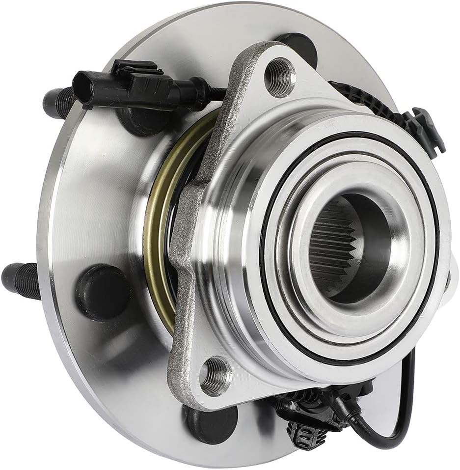 515096 4WD Front Wheel Bearing Hub Assembly Fits For Cadillac Escalade, ESV, EXT, For Chevy Avalanche, Silverado, Suburban, For GMC Sierra 1500, For Chevy Tahoe, Yukon XL 1500 6 Lugs w/ABS