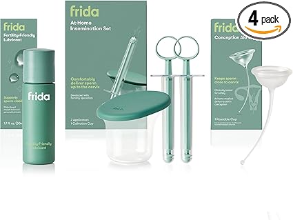 Bundle of Frida Fertility Lubricant | | Frida Fertility Conception Aid Cup | Frida Fertility at-Home Insemination Kit | Insemination Kit for Families, Developed with Fertility Specialists