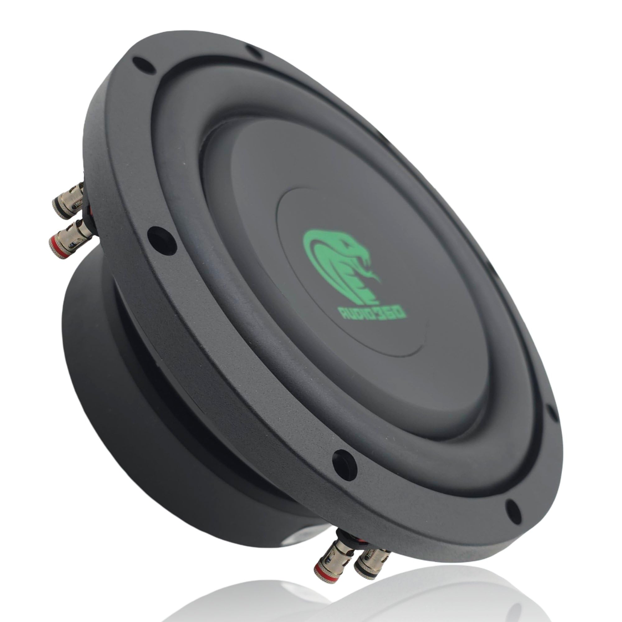 ADS840 8-Inch Shallow Mount Car Subwoofer - 1000W Max Power, Compact Design for Limited Space - Perfect for Trucks &amp; Under-Seat Installations