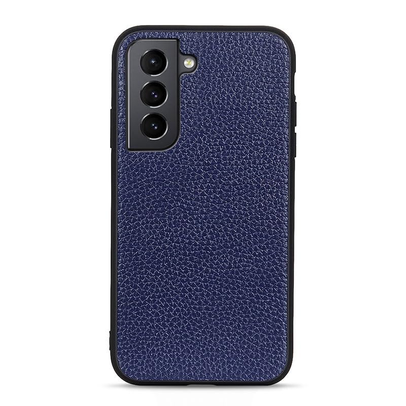 Coque Samsung S21 Cuir Véritable pour Éviter les Rayures et Chutes Dos Rigide