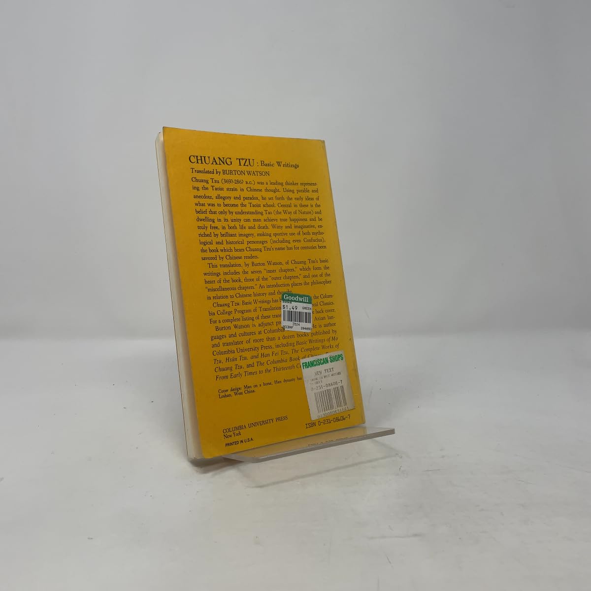 Chuang Tzu: Basic Writings (Translations from the Asian Classics)