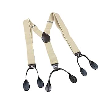 Amazon.com: HQHAOTWU Men's Suspenders Button Holes Link