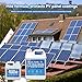 Bmkousg Solar Panel Cleaner 1 Gallon (Makes 600 Gallons) 30X Strength Super Industrial Grade Concentrated Solar Panel Cleaning - Streak-Free & Fast Dry Remove Oils, Rust Stains, Dust, Droppings