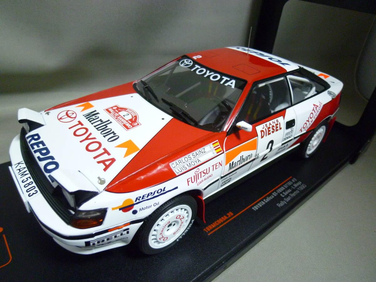 Amazon | ixo 1/18 ミニカー セリカ GT-FOUR ST165 2 C.サインツ