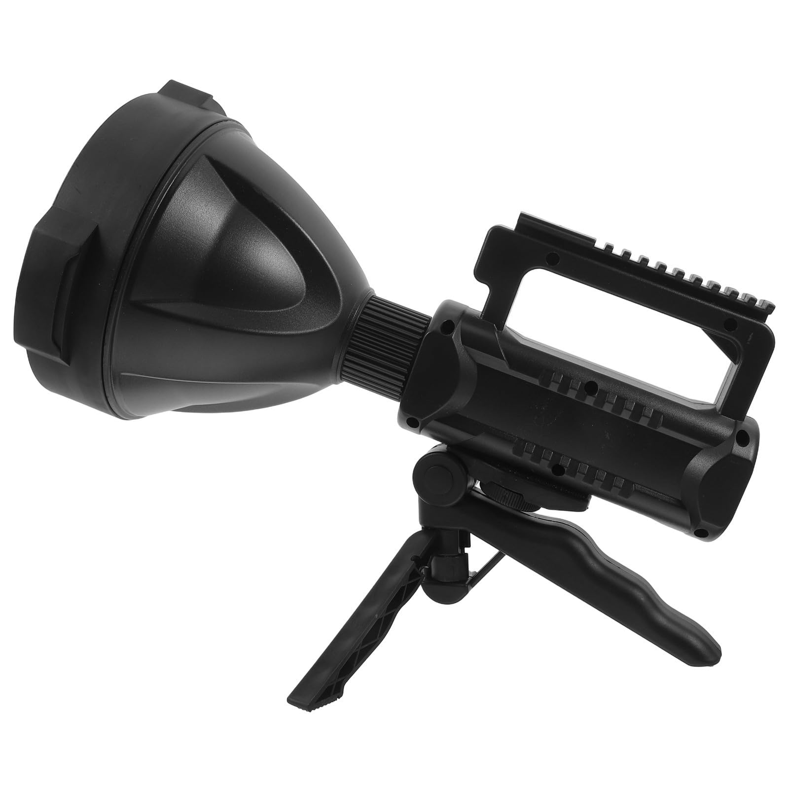 SHINEOFI Torcia LED Ricaricabile 8000mah Nero Portatile per Campeggio e Outdoor Luce Potente e Materiale Plastico Resistente