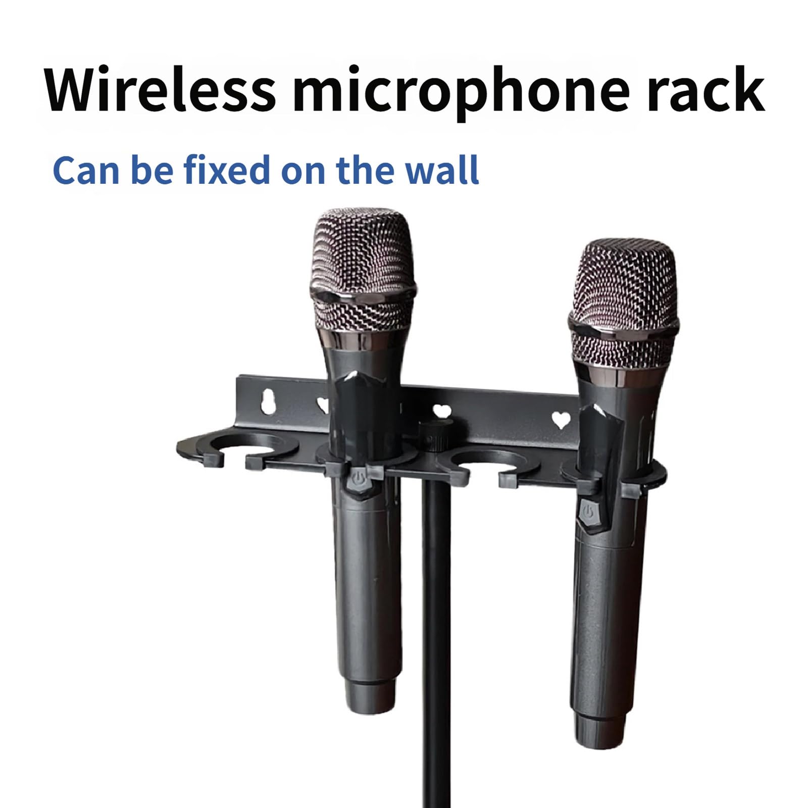 Support mural pour microphone avec support de bureau pour une organisation efficace du lieu de travail