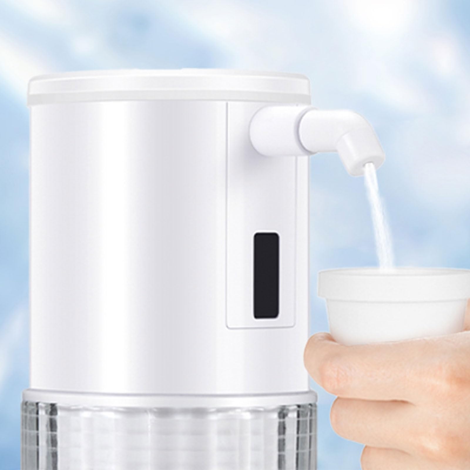 Mundspülspender Automatisch 800ml Mundspülungen für Badezimmer Wasserdicht Nachfüllbar Mundspülspender Wandmontage Mundspülung