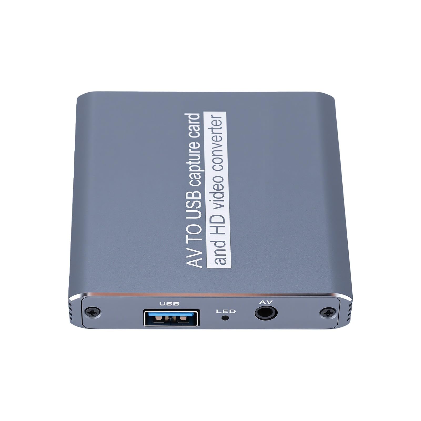 LICAEVEY Scheda di Acquisizione Video VHS a Digitale, Convertitore AV a USB con Uscita Loop HDMI, 1080p 30fps per Videoregistratore Lettore DVD Videocamera e Console di Gioco retrò