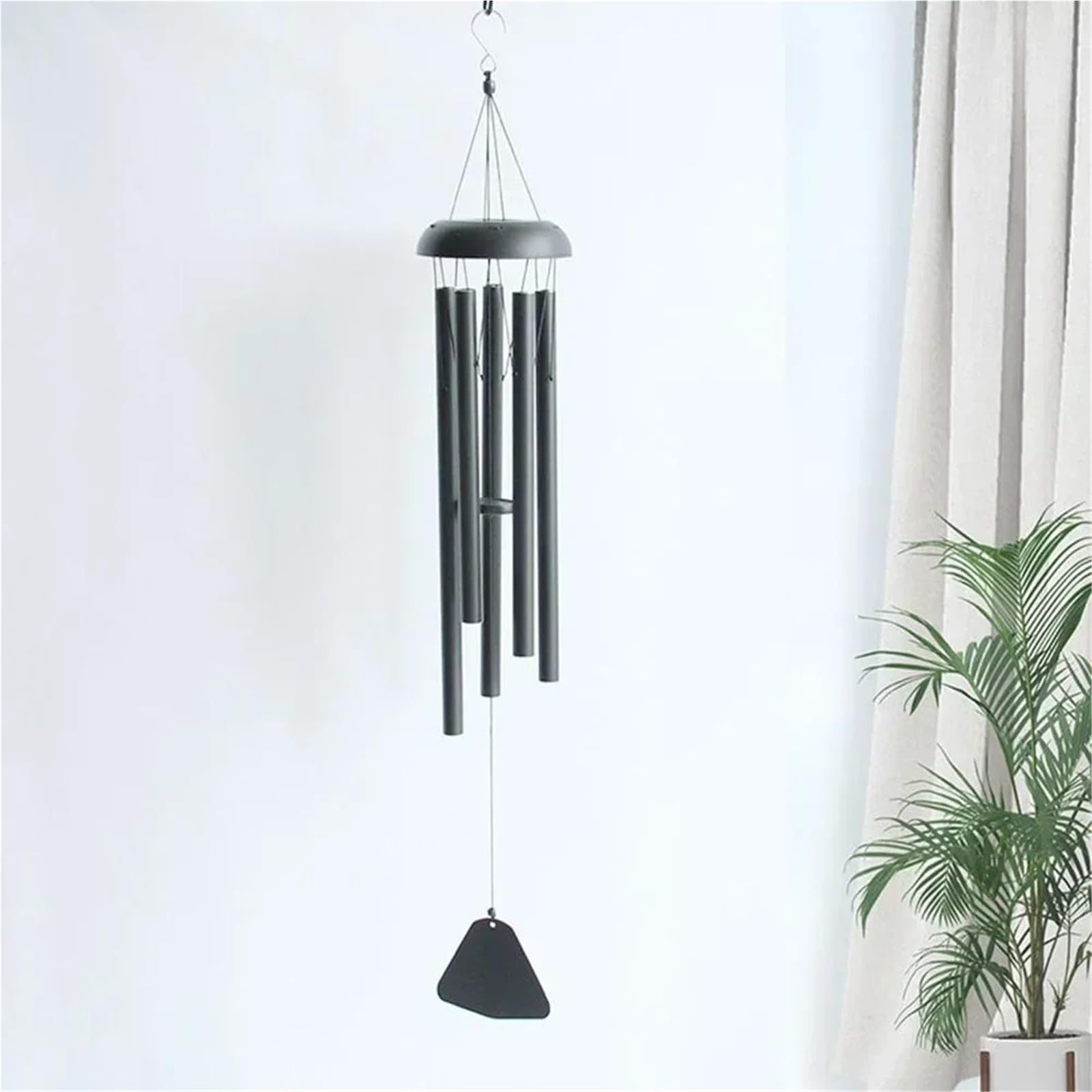 Tubi for campanelli eolici in alluminio da 36 pollici Campanelli eolici for esterni di grandi dimensioni dai toni scuri regolabili for regali di decorazione for feste di matrimonio all'aperto