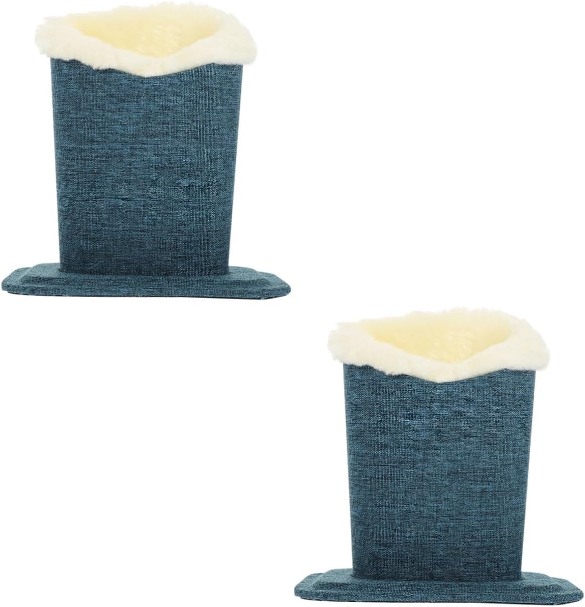 2pcs Plush Eyeglasses Holder Stand Stylish and Simple Glasses Base for Desk Organization Soft Lining Protects Sunglasses and Eyewear from Scratches for Home Office Use