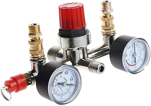 Withstand high Pressure and Temperature Extremes Regulator Heavy Duty Air Compressor Pump Pressure Control Switch + Valve Gauge Specification See Information, Voltage 230V