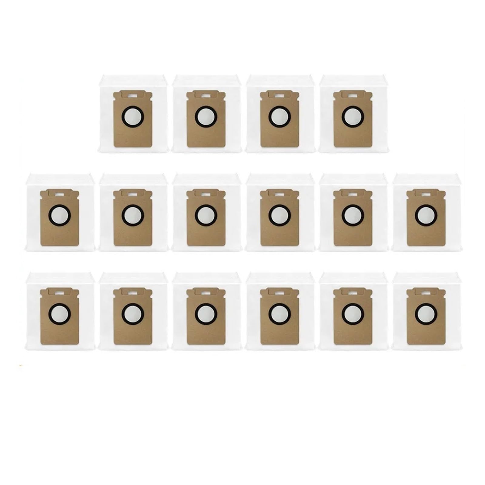 EEZII Accessories, Compatible For Roborock, H60 HUB ULTRA Vacuum Dust Bags Replacement Parts(16pcs)