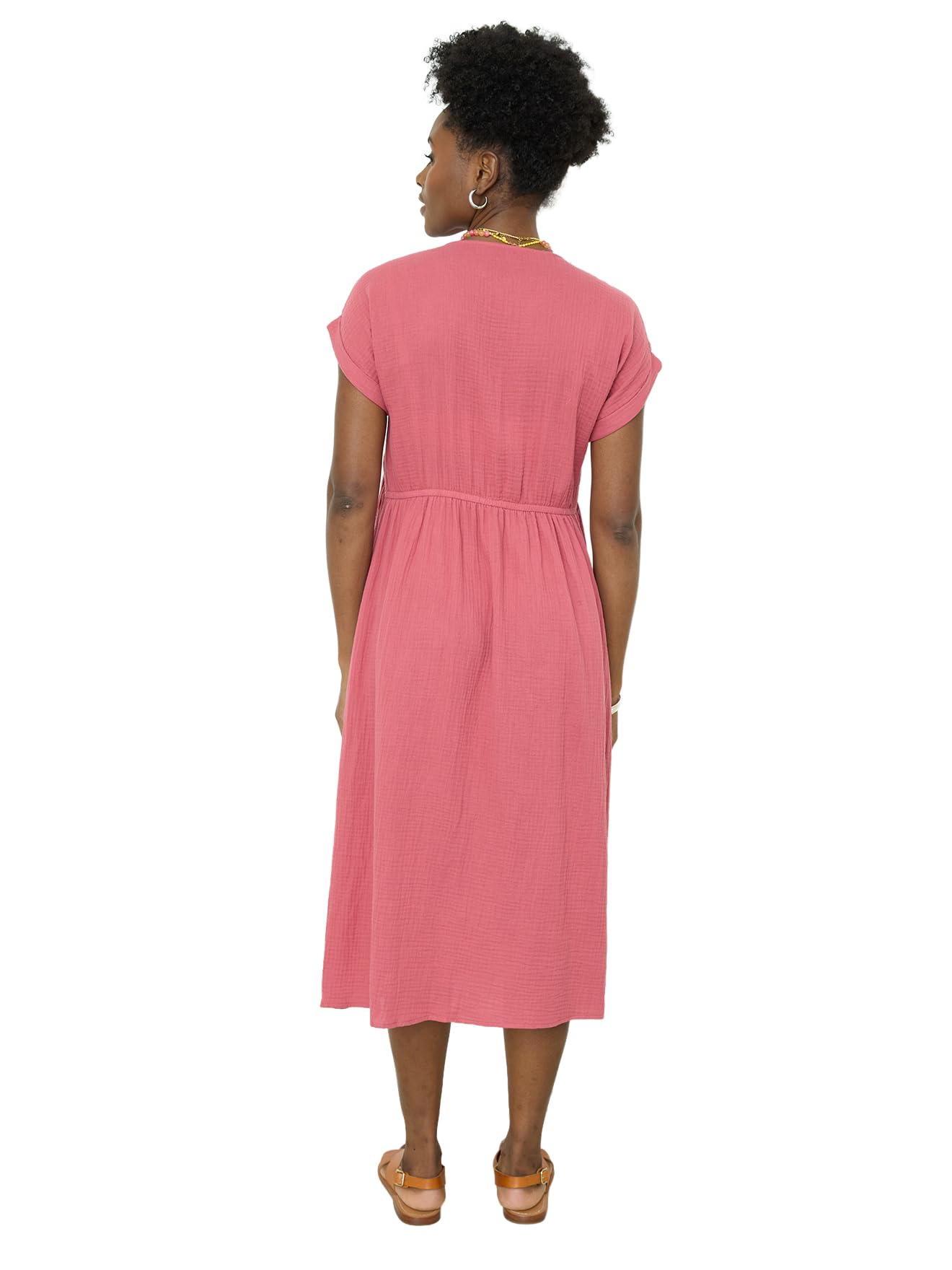 VERTBAUDET Robe Longue Grossesse et Allaitement Col V