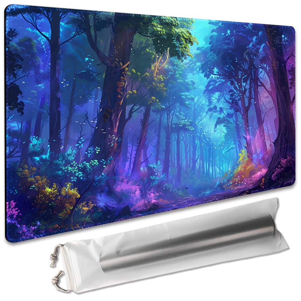 MTG Playmat with Zones Unofficial, Original Design Board Games Play mat 24x14 Inchnon Free Storage Bag - 2511271 (1118112, no Zone)