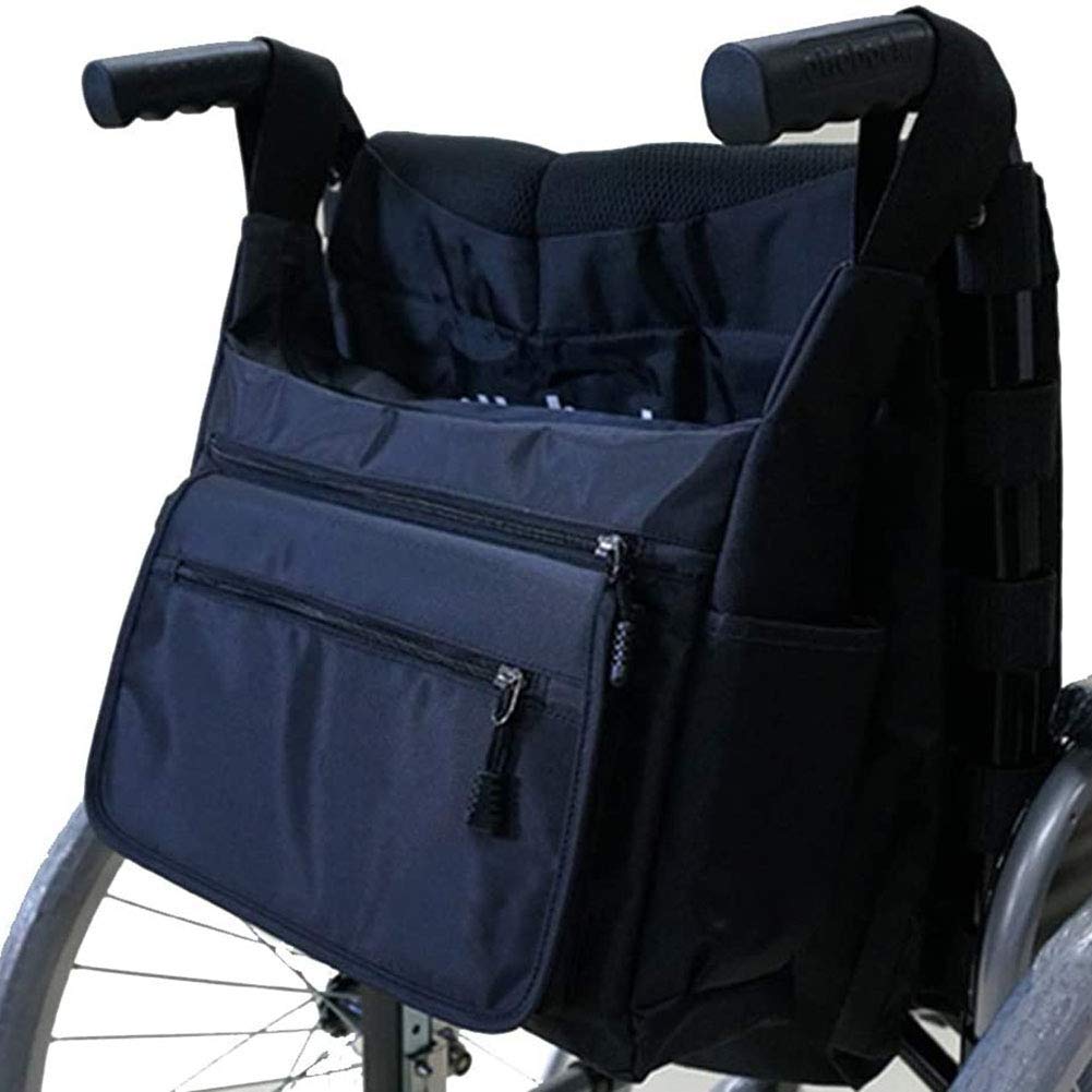 Bolsa para Silla de Ruedas Impermeable, multifunción Universal para Silla de Ruedas, Mochila, Bolsa de Almacenamiento, Manos Libres, Bolsa organizadora, Accesorios, Bolsa de Viaje para andadores