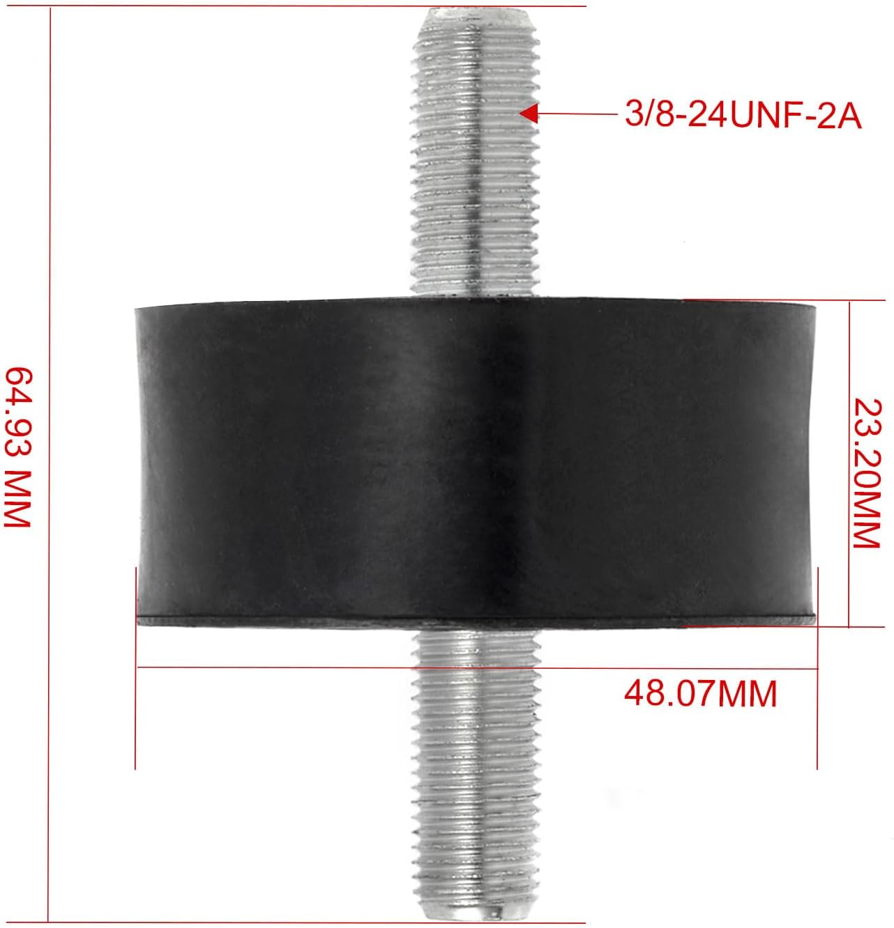 2X Engine TOP Motor Mount Rubber Compatible with Polaris Sportsman 500 600 700 800 Ranger 400 500 700 800 Scrambler 500 3110044 3021936 3022071