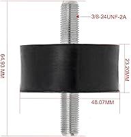 Vista 7 de 2X Soporte de Motor Superior de Goma Compatible con Polaris Sportsman 500 600 700 800 Ranger 400 500 700 800 Scrambler 500 3110044 3021936 3022071