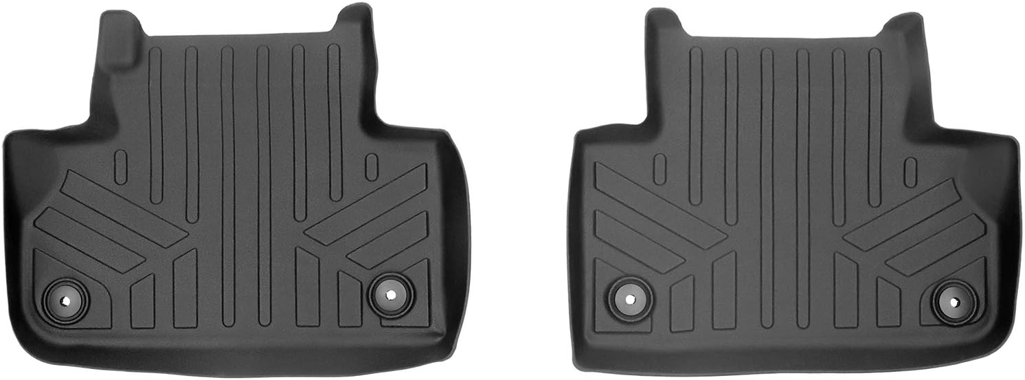 SMARTLINER Custom Fit Floor Mats 2nd Row Liner Compatible with 2018-2025 Audi Q5