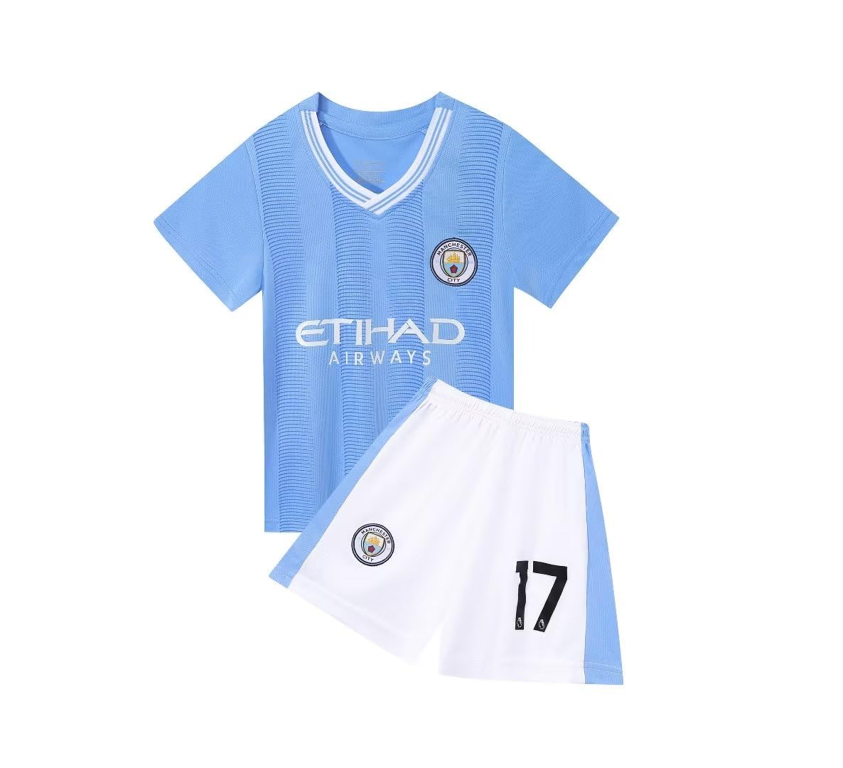 Soccer Jersey Kids #9 Boys Girls Adult Trendy Football Kit for Soccer Fans with Socks (US, Age, 5 Years, 6 Years, Big & Tall, Blue17#)